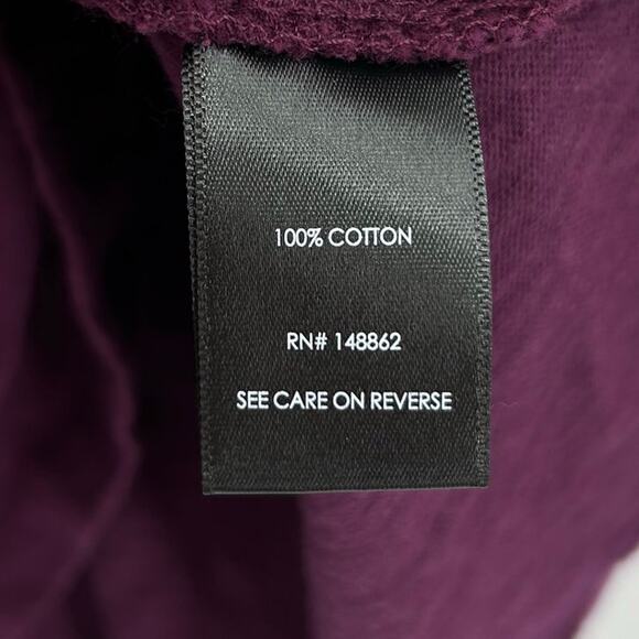 NWT Torrid Slub Mini Dress with Puff Sleeves Pockets Plum Womens Size 1 (14-16) - Picture 7 of 12